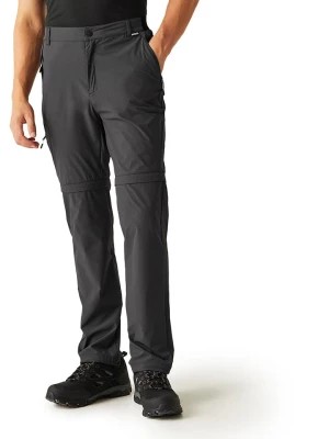 Zdjęcie produktu Regatta Spodnie funkcyjne Zipp-Off "Travel Light" w kolorze antracytowym rozmiar: XL