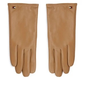 Zdjęcie produktu Rękawiczki Damskie Tommy Hilfiger Essential Flag Leather Gloves AW0AW15360 Beżowy