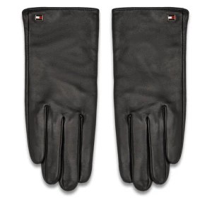 Zdjęcie produktu Rękawiczki Damskie Tommy Hilfiger Essential Flag Leather Gloves AW0AW15360 Czarny