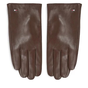 Zdjęcie produktu Rękawiczki Męskie Tommy Hilfiger Essential Flag Leather Gloves AM0AM11482 Brązowy