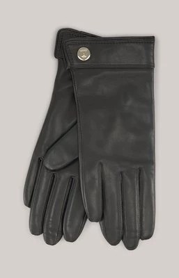 Zdjęcie produktu Rękawiczki z jagnięcej skóry w kolorze czarnym Joop