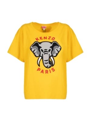 Zdjęcie produktu Relaksujący T-shirt w głębokim żółtym kolorze Kenzo