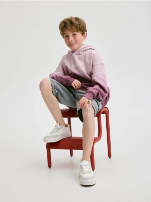 Zdjęcie produktu Reserved - Bawełniana bluza oversize - fioletowy
