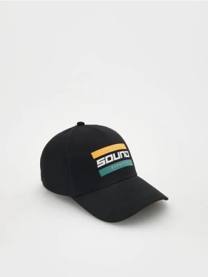 Zdjęcie produktu Reserved - Bawełniana czapka z daszkiem - czarny