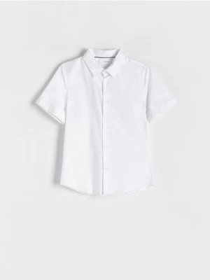 Zdjęcie produktu Reserved - Bawełniana koszula z kołnierzykiem - biały