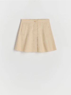 Zdjęcie produktu Reserved - Bawełniana spódnica - beżowy