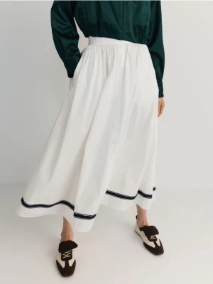 Zdjęcie produktu Reserved - Bawełniana spódnica maxi - biały