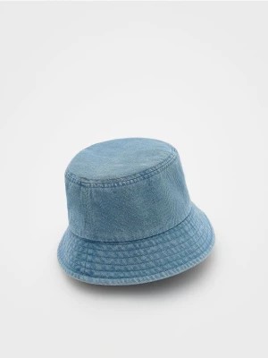 Zdjęcie produktu Reserved - Denimowy kapelusz bucket hat - granatowy