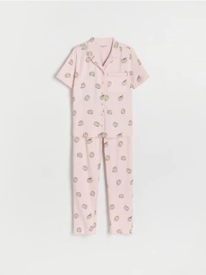 Zdjęcie produktu Reserved - Dwuczęściowa piżama Pusheen - pastelowy róż