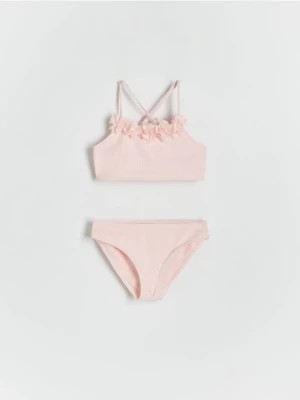 Zdjęcie produktu Reserved - Dwuczęściowy kostium kąpielowy - pastelowy róż