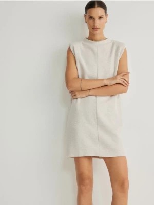 Zdjęcie produktu Reserved - Dzianinowa sukienka mini - beżowy