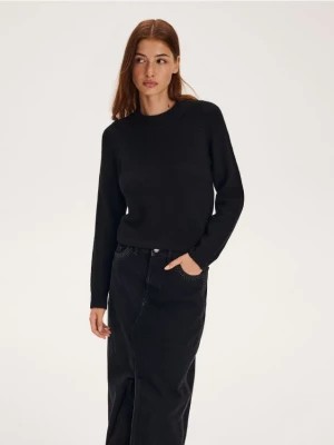 Zdjęcie produktu Reserved - Gładki sweter - czarny