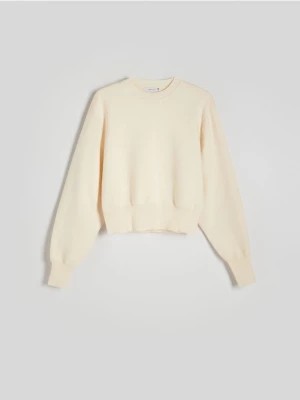 Zdjęcie produktu Reserved - Gładki sweter - złamana biel