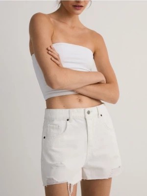 Zdjęcie produktu Reserved - Jeansowe szorty - biały