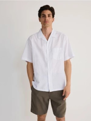 Zdjęcie produktu Reserved - Koszula relaxed fit z lnem - biały