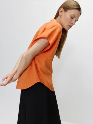 Zdjęcie produktu Reserved - Koszula z lnem - pomarańczowy
