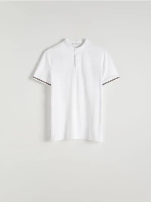 Zdjęcie produktu Reserved - Koszulka polo regular ze stójką - biały
