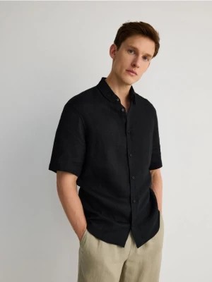 Zdjęcie produktu Reserved - Lniana koszula comfort fit - czarny