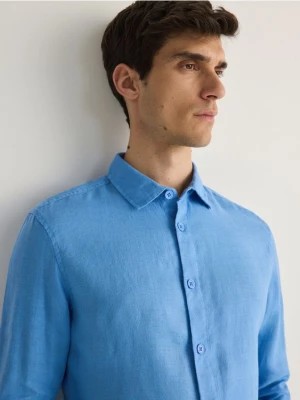 Zdjęcie produktu Reserved - Lniana koszula regular fit - niebieski
