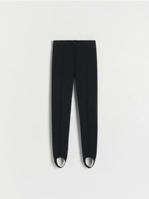 Zdjęcie produktu Reserved - Ocieplane legginsy z zapiętkiem - czarny