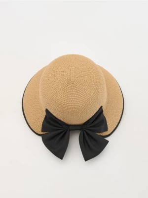 Zdjęcie produktu Reserved - Pleciony kapelusz z papierowej słomki - beżowy