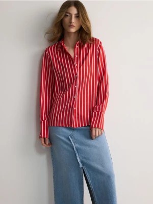 Zdjęcie produktu Reserved - Satynowa koszula - czerwony