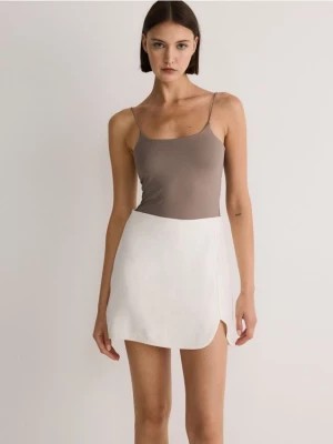 Zdjęcie produktu Reserved - Spódnico-szorty z wiskozą - biały