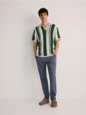 Zdjęcie produktu Reserved - Spodnie chino slim fit - zielony