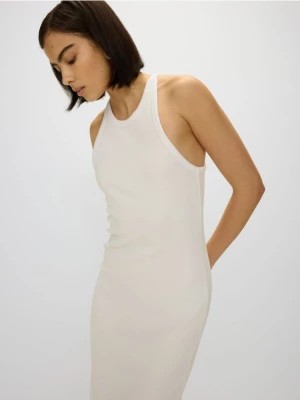 Zdjęcie produktu Reserved - Sukienka maxi w prążek - biały