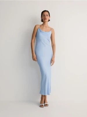 Zdjęcie produktu Reserved - Sukienka maxi z wiskozy - jasnoniebieski