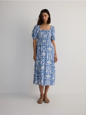 Zdjęcie produktu Reserved - Sukienka midi - niebieski