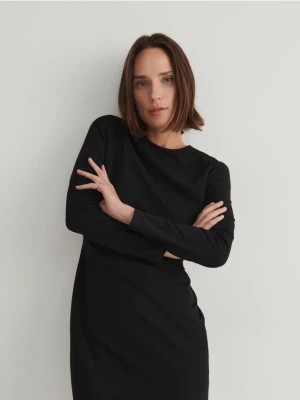 Zdjęcie produktu Reserved - Sukienka mini z marszczeniem - czarny
