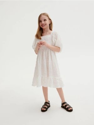 Zdjęcie produktu Reserved - Sukienka z bufkami - biały