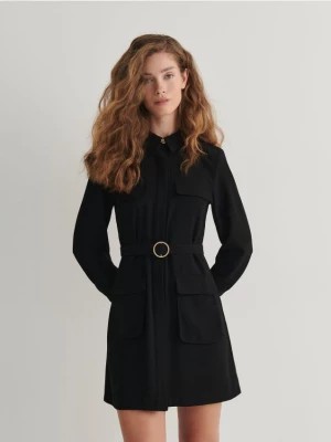 Zdjęcie produktu Reserved - Sukienka z paskiem - czarny