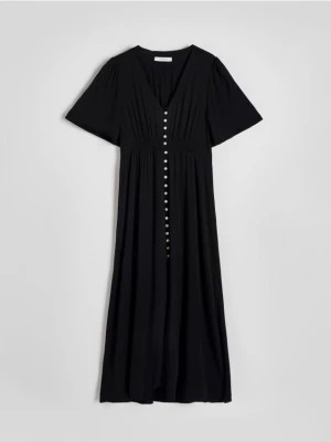 Zdjęcie produktu Reserved - Sukienka z wiskozy - czarny