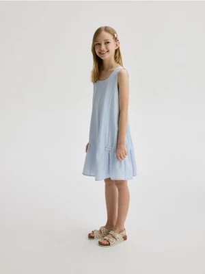 Zdjęcie produktu Reserved - Sukienka ze ściągaczami - jasnoniebieski