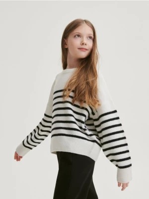 Zdjęcie produktu Reserved - Sweter w paski - wielobarwny