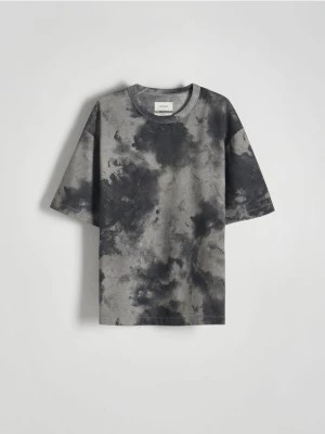 Zdjęcie produktu Reserved - T-shirt oversize - jasnoszary