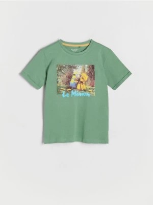 Zdjęcie produktu Reserved - T-shirt oversize Minionki - zielony