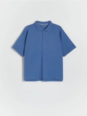 Zdjęcie produktu Reserved - T-shirt polo - granatowy