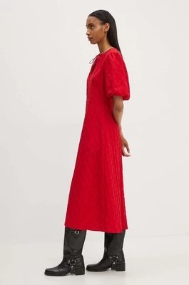 Zdjęcie produktu Résumé sukienka BionaRS Dress kolor czerwony maxi rozkloszowana 221961155 Resume