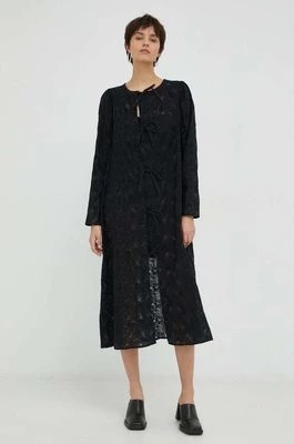 Zdjęcie produktu Résumé sukienka kolor czarny midi prosta Resume