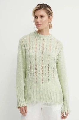 Zdjęcie produktu Résumé sweter z domieszką wełny AnnoraRS Knit Pullover damski kolor zielony 20321113 Resume