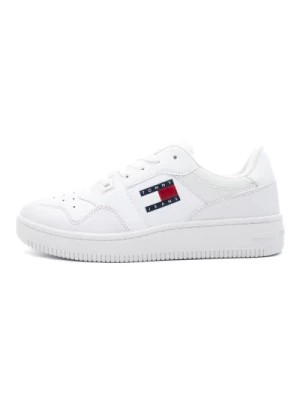 Zdjęcie produktu Retro Basketball Białe Skórzane Sneakersy Tommy Jeans