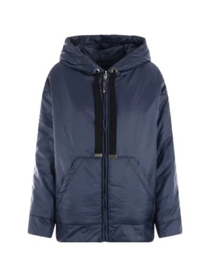 Zdjęcie produktu Reversible Blue Nylon Parka Coat Max Mara