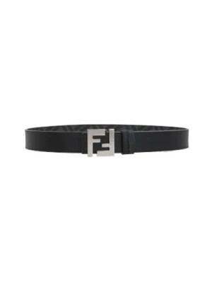 Zdjęcie produktu Reversible Canvas Leather Belt Black Fendi