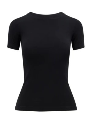 Zdjęcie produktu Rhinestone Print Slim Fit T-Shirt Balenciaga
