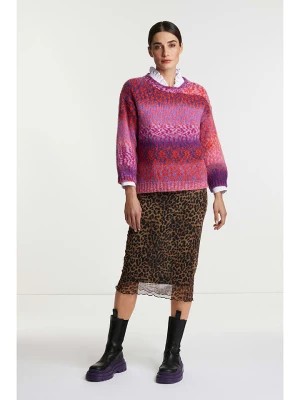 Zdjęcie produktu Rich & Royal Sweter w kolorze fioletowo-różowym rozmiar: XS