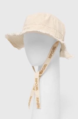 Zdjęcie produktu Rip Curl kapelusz bawełniany kolor beżowy bawełniany