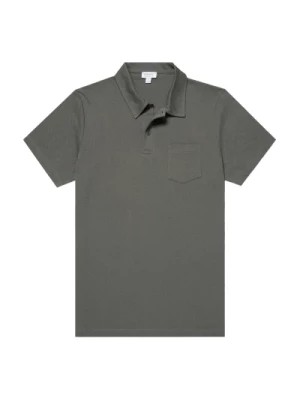 Zdjęcie produktu Riviera Polo Shirt Oddychająca Kieszeń na Piersi Sunspel